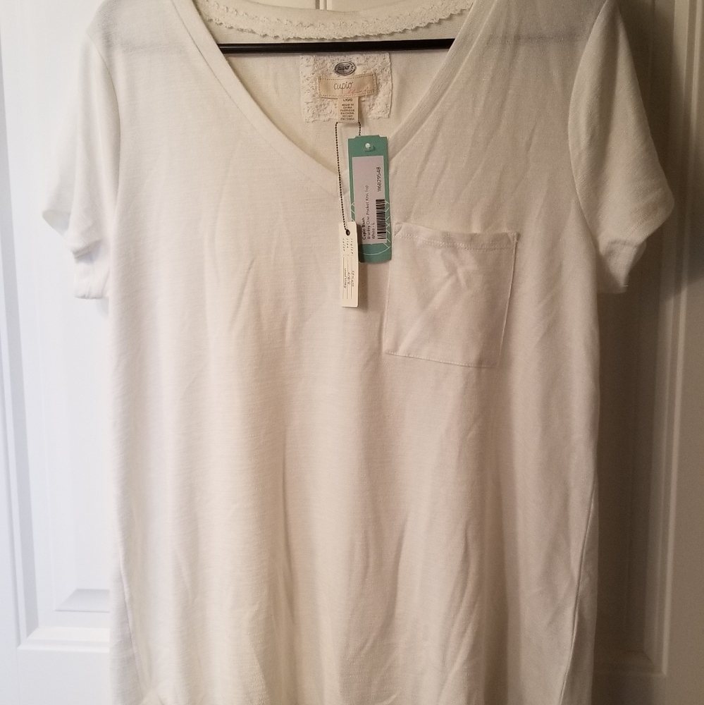 Cupio Blush One Pocket Knit Top